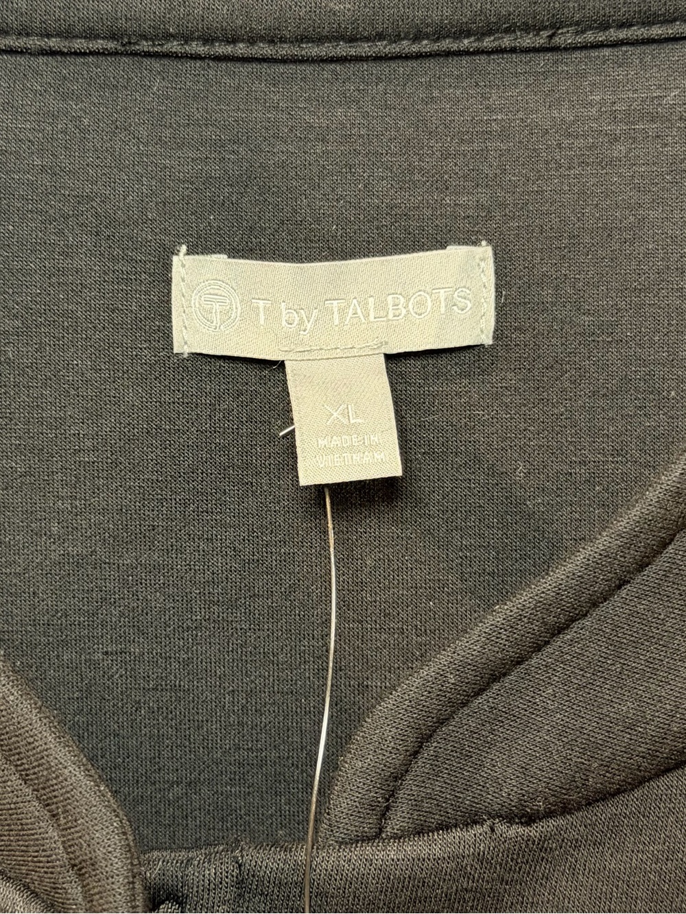 Talbots Black Zip/Button Jacket - Picture 6 of 7